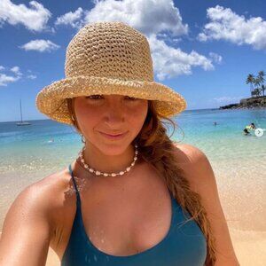 Beach Boho Freshwater Pearl Choker Style Necklace